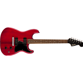 Paranormal Strat-O-Sonic, Laurel Fingerboard, Black Pickguard, Crimson Red Transparent