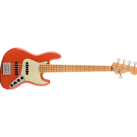 Player Plus Jazz Bass® V, Maple Fingerboard, Fiesta Red