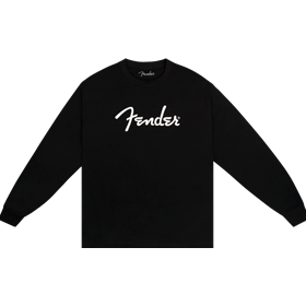 Fender® Spaghetti Logo Long-Sleeve T-shirt, Black, S