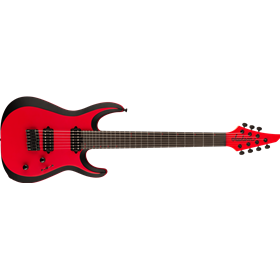 Pro Plus Series DK Modern MDK7 HT, Ebony Fingerboard, Satin Red with Black bevels