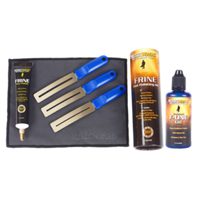 MUSICNOMAD 6-piece ultimate fretboard care kit with F-ONE, FRINE-FRET-POLISH-KIT