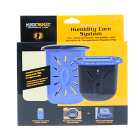 MUSICNOMAD 2-piece humidifier and humidity monitor kit (HUMITAR, HUMIREADER)