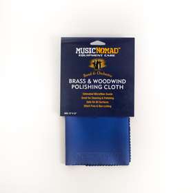 MUSICNOMAD Untreated microfiber polishing cloth for brass/woodwind