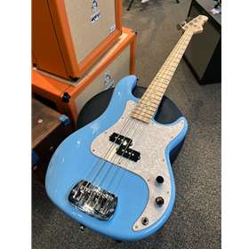 G&L LB-100 Himalayan Blue, Maple Fretboard, White Pearl PG