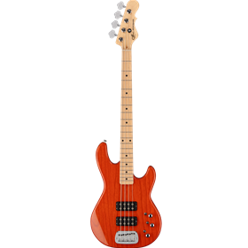 Tribute L2000 Bass, Clear Orange, Maple Fingerboard, Satin Neck