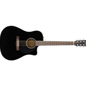 CD-60SCE Dreadnought, Walnut Fingerboard, Black