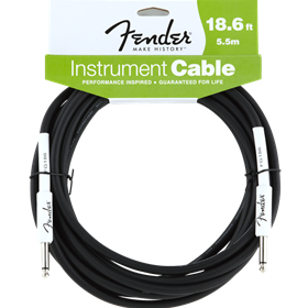 Fender Performance Series Instrument Cable, 18.6', Black