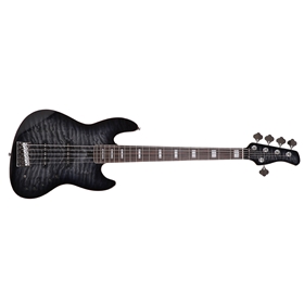 V9 Swamp Ash-5str -Trans.Black 2nd Gen