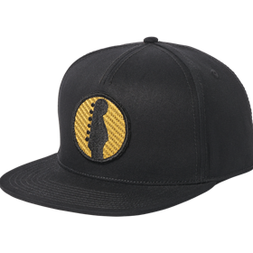 Fender® Headstock Twill Snapback Hat, Black