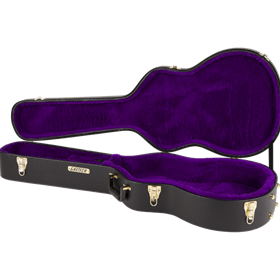 G6295 Square Neck Resonator Flat Top Case, Black