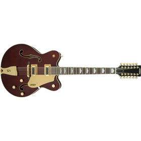 G5422G-12 Electromatic® Hollow Body Double-Cut 12-String with Gold Hardware, Walnut Stain