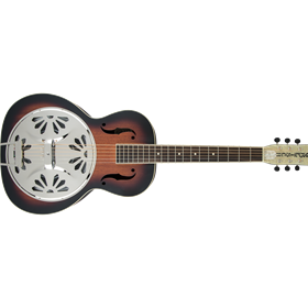G9220 Bobtail™ Round-Neck A.E., Mahogany Body Spider Cone Resonator Guitar, Fishman® Nashville Reson
