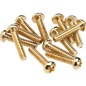 Pickup and Selector Switch Mounting Screws (12) (Gold)