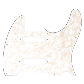 Pickguard, Nashville Series Tele®, White Moto, 4-Ply