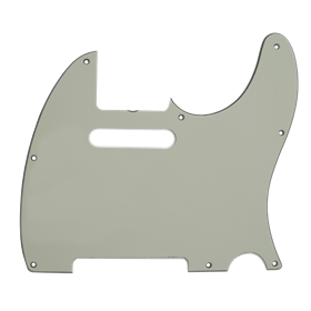 Pickguard, Telecaster®, 8-Hole (Vintage-Style Pickup Mount), Mint Green, 3-Ply