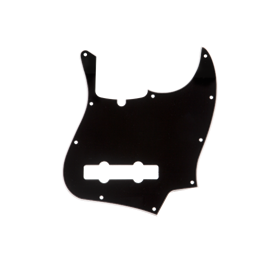 Pickguard, 5-String Jazz Bass®, 10-Hole Mount, Black, 3-Ply