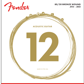 80/20 Bronze Acoustic Strings, Ball End, 70L .012-.052 Gauges, (6)