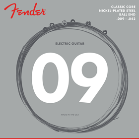 Classic Core Electric Guitar Strings, 255L, Nickel-Plated Steel, Ball Ends (.009-.042)