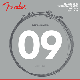 Classic Core Electric Guitar Strings, 3255L, Nickel Plated Steel, Bullet Ends (.009-.042)