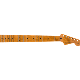 Roasted Maple Stratocaster Neck, 21 Narrow Tall Frets, 9.5", Maple, C Shape