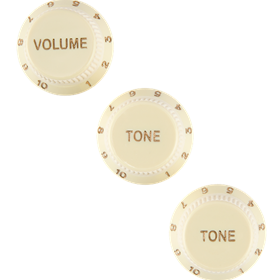 Stratocaster® Soft Touch Knobs, Aged White