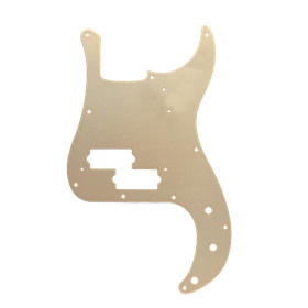 Pickguard, '57 Precision Bass®, 10-Hole Mount, Gold Anodized, 1-Ply