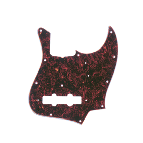 Pickguard, Jazz Bass® (with Truss Rod Notch), 11-Hole Vintage Mount, Tortoise Shell, 4-Ply