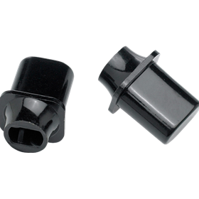 Pure Vintage Telecaster® "Top-Hat" Switch Tips, Black (2)