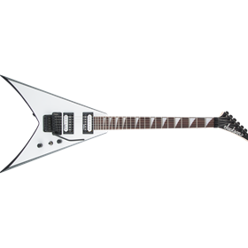 JS Series King V™ JS32, Amaranth Fingerboard, White with Black Bevels