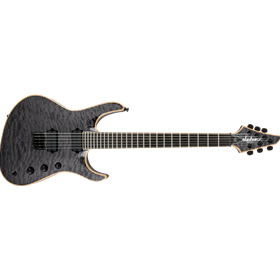 USA Signature Chris Broderick Soloist™ HT6, Ebony Fingerboard, Transparent Black