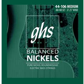 Balanced Nickels, Medium Electric Bass Strings, 70-140