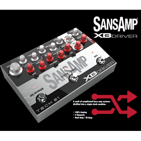 SansAmp XB Driver - Dual-Amp / Bi-Amp Bass Preamp