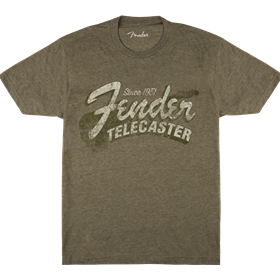 Fender® Since 1951 Telecaster™ T-Shirt, Military Heather Green,  S