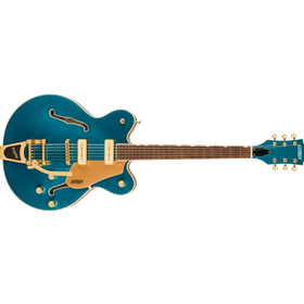 Electromatic™ Pristine LTD Center Block Double-Cut with Bigsby®, Laurel Fingerboard, Petrol