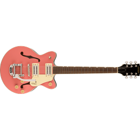G2655T Streamliner™ Center Block Jr. Double-Cut with Bigsby®, Laurel Fingerboard, Coral