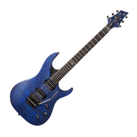 Washburn Parallaxe Electric SEC Double Cut Quilted Maple Veneer Top Mahogany Sides/back