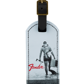 Fender® Vintage Ad Luggage Tag, Scuba Diver