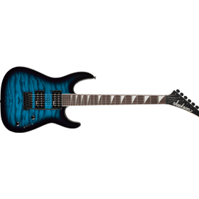 JS Series Dinky® JS20 DKQ 2PT, Amaranth Fingerboard, Transparent Blue Burst