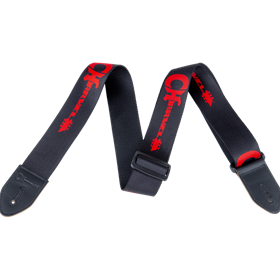Charvel® Strap, Black with Red Logo