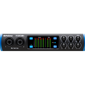 PreSonus® Studio 68c, Black and Blue, 220-240V UK