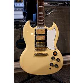 Epiphone Les Paul Custom, Ivory w/ Gold Hardware