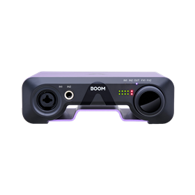 2×2 USB-C audio interface with DSP