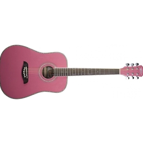 3/4 Size Acoustic Guitar - Pink