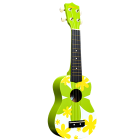 Amahi Green Flower Ukulele
