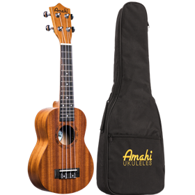 Amahi Traditional Soprano Ukulele w/ Gig Bag