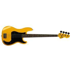 4-string P Style 34" Scale Electric Bass With J/J PU & Bag, Yellow