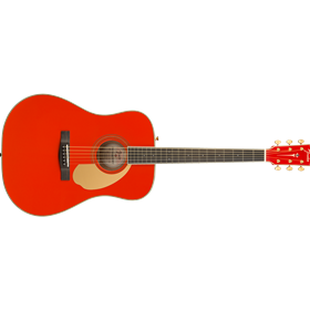 Used PM-1 Deluxe Dreadnought with Case, Fiesta Red