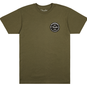 Stratocaster™ 70th Anniversary Badge Tee, Olive, S