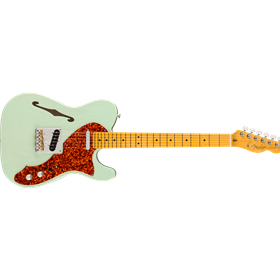 American Professional II Telecaster® Thinline, Maple Fingerboard, Transparent Surf Green