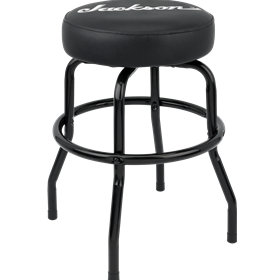 Jackson Logo Barstool, Black 24"